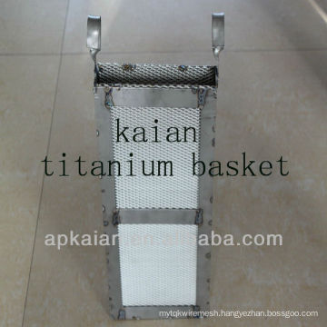 electroplating titanium basket